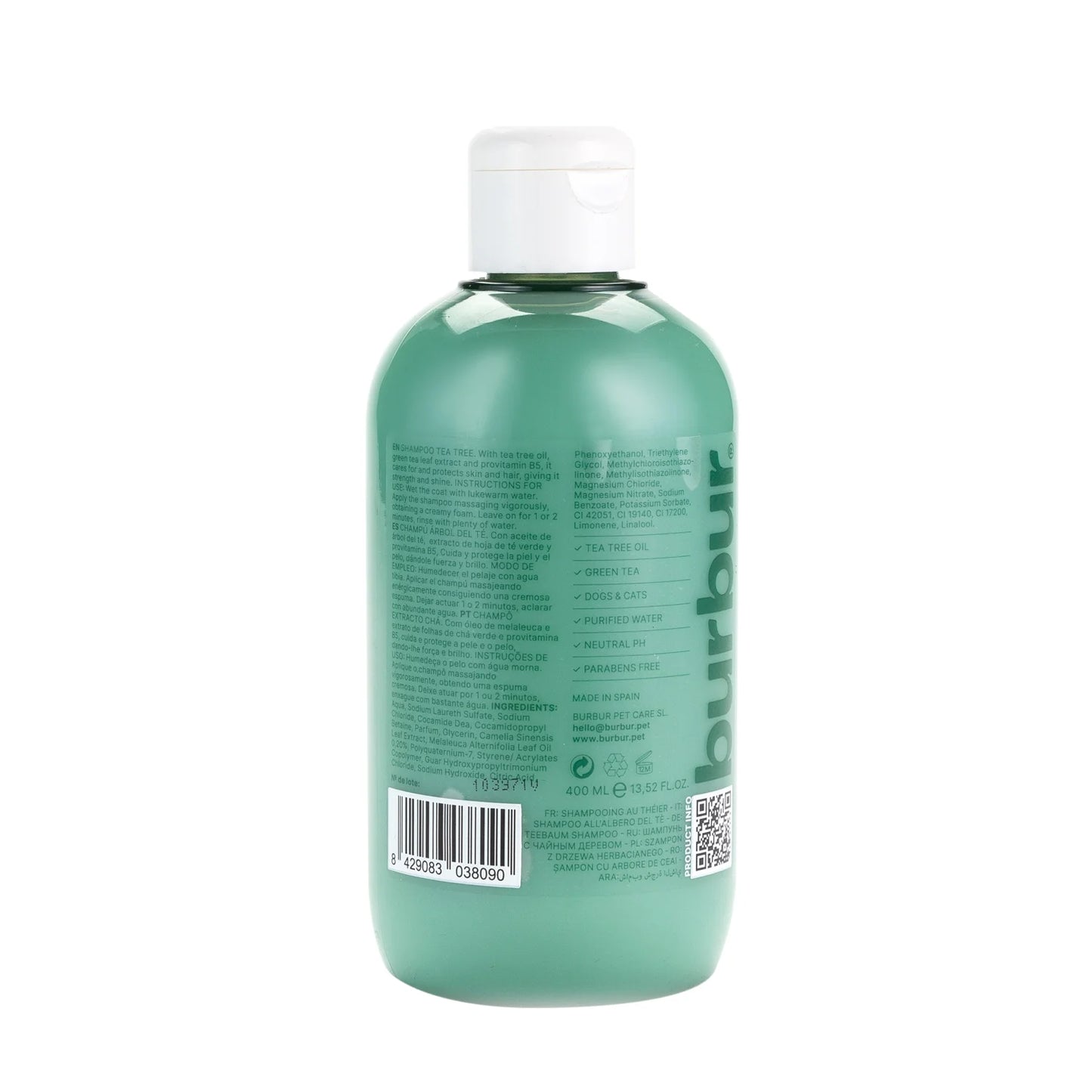 Burbur Shampoo Tea Tree - 400ml
