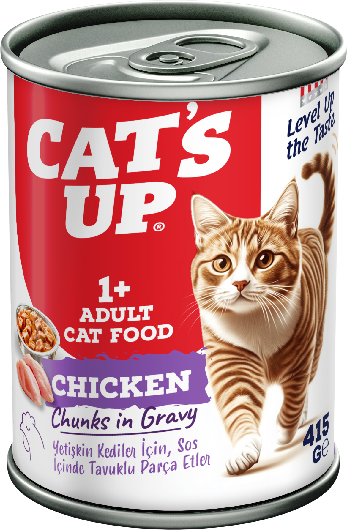 Cat's Up Adult Wet Food Chicken - 415 g
