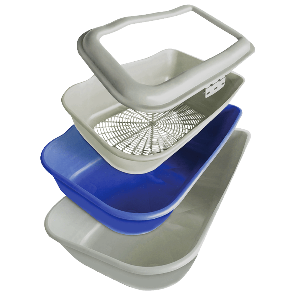 Durapets Cat Hygienic Litter Tray - Blue