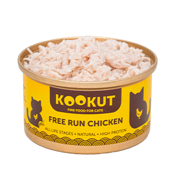 Kookut Cat Free Run Chicken Wet Food - 70g
