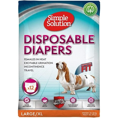 Simple Solution Disposable Diaper - Large/X-Large
