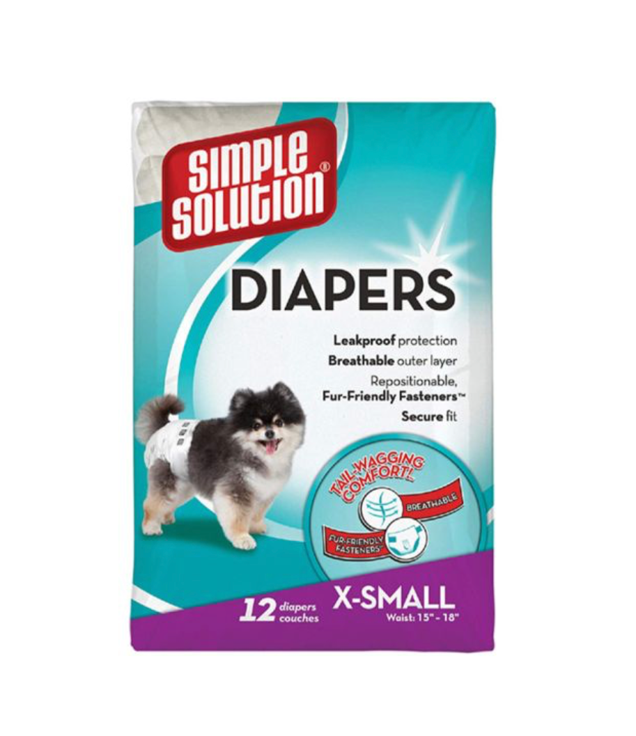 Simple Solution Disposable Diaper - X-Small