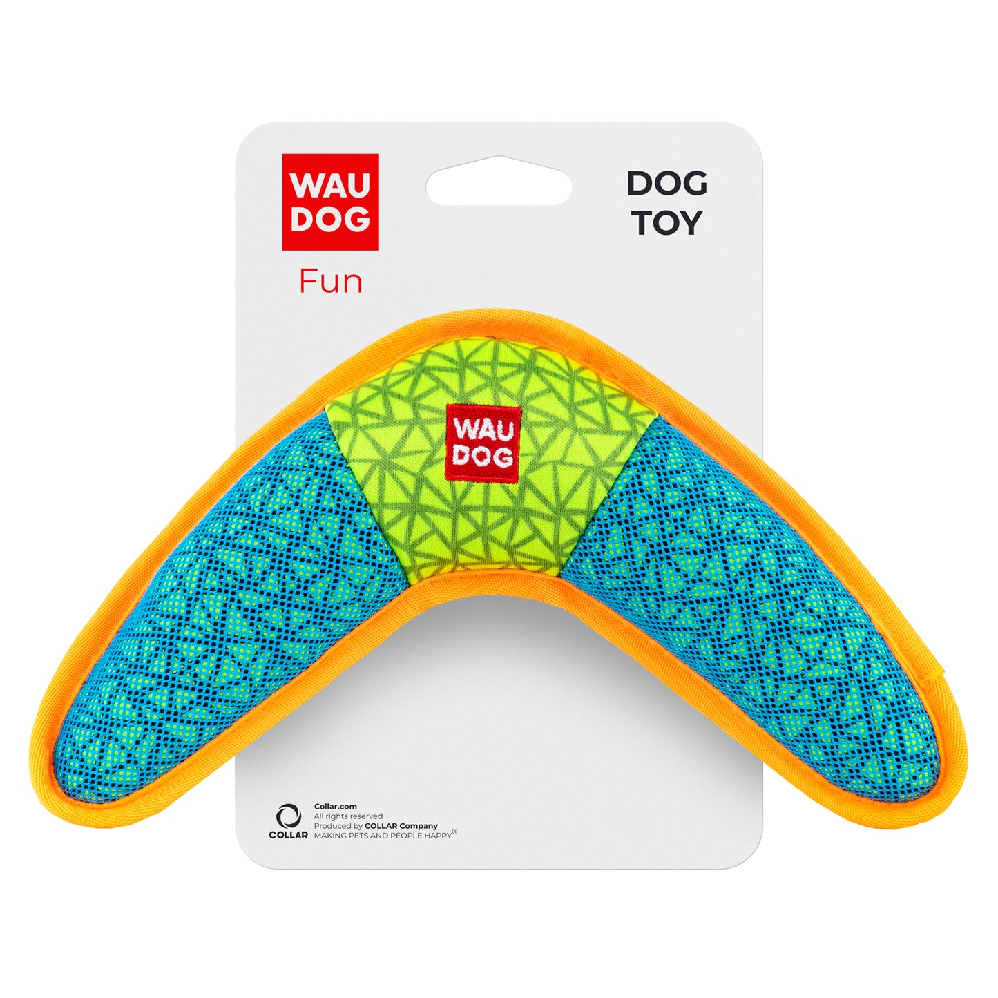 Waudog Boomerang Fun Dog Toy - Blue