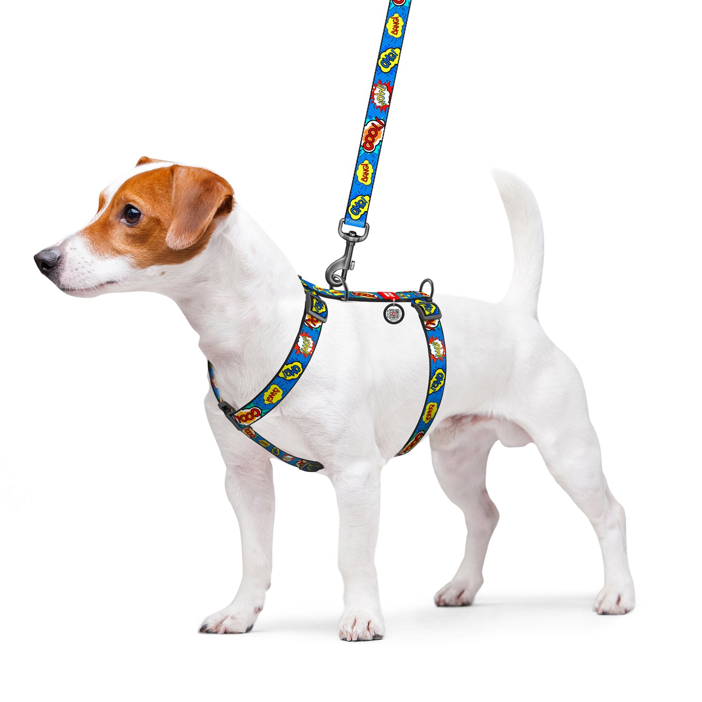 Waudog Nylon Dog Harness - WOW - Plastic Buckle - L