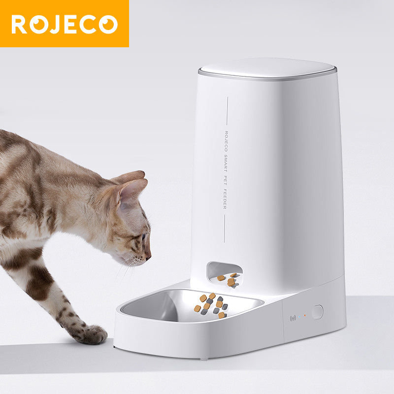 Rojeco 4L WIFI Automatic Pet Feeder - Single Bowl