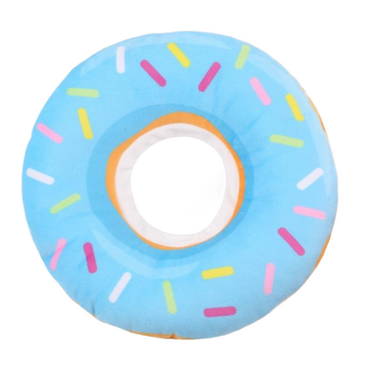 Funny Paws Pet Medical Cloth Collar L - Blue Donut