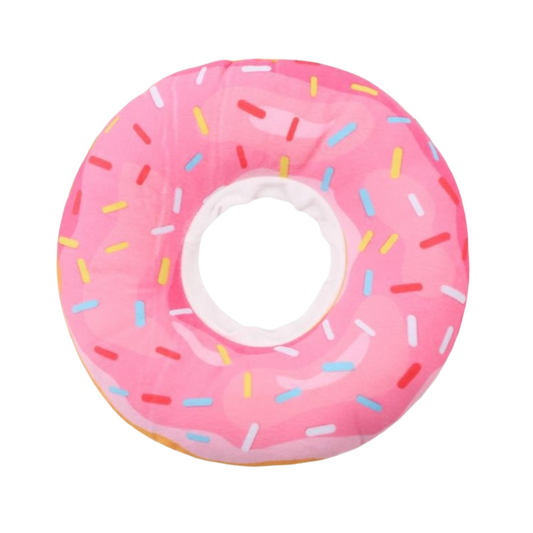 Funny Paws Pet Medical Cloth Collar XS - Pink Donut