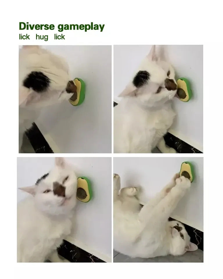 Funny Paws Avocado Catnip Ball Wall Toy