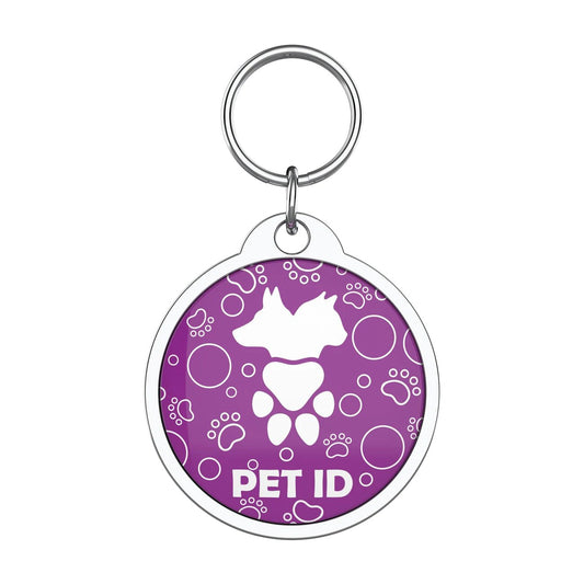 Bark Badge - Purple Paws Badge