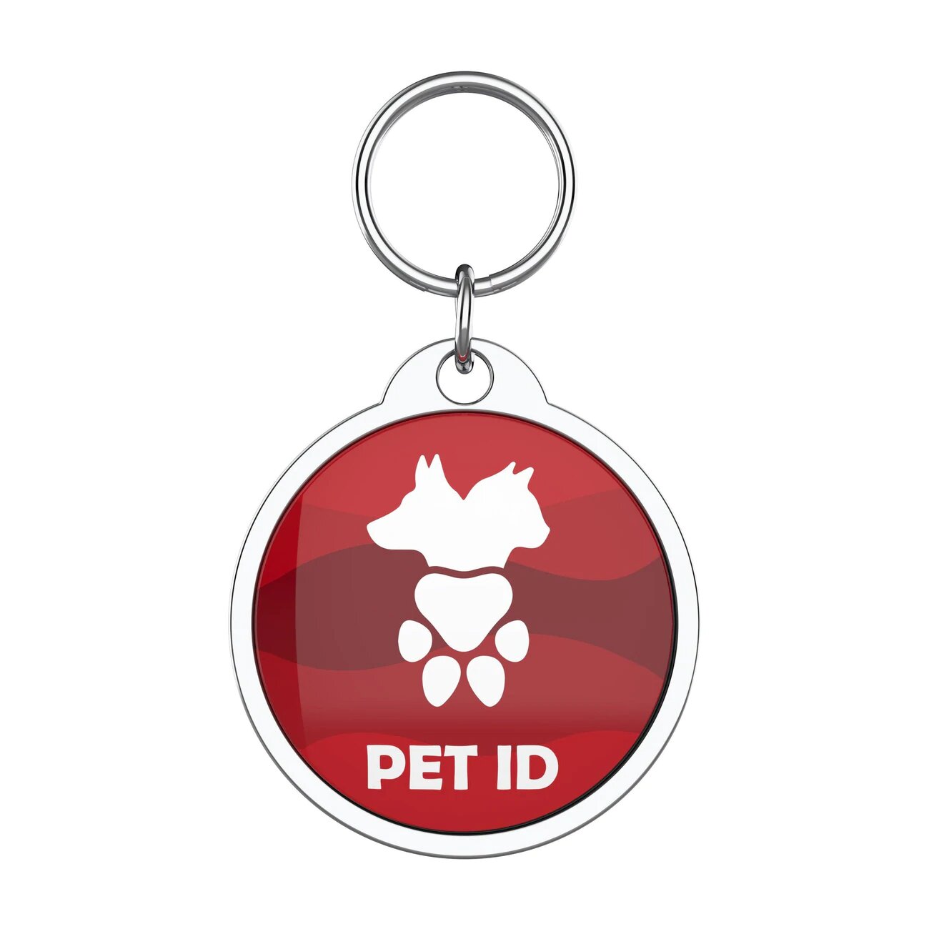 Bark Badge - Wavy Red Badge