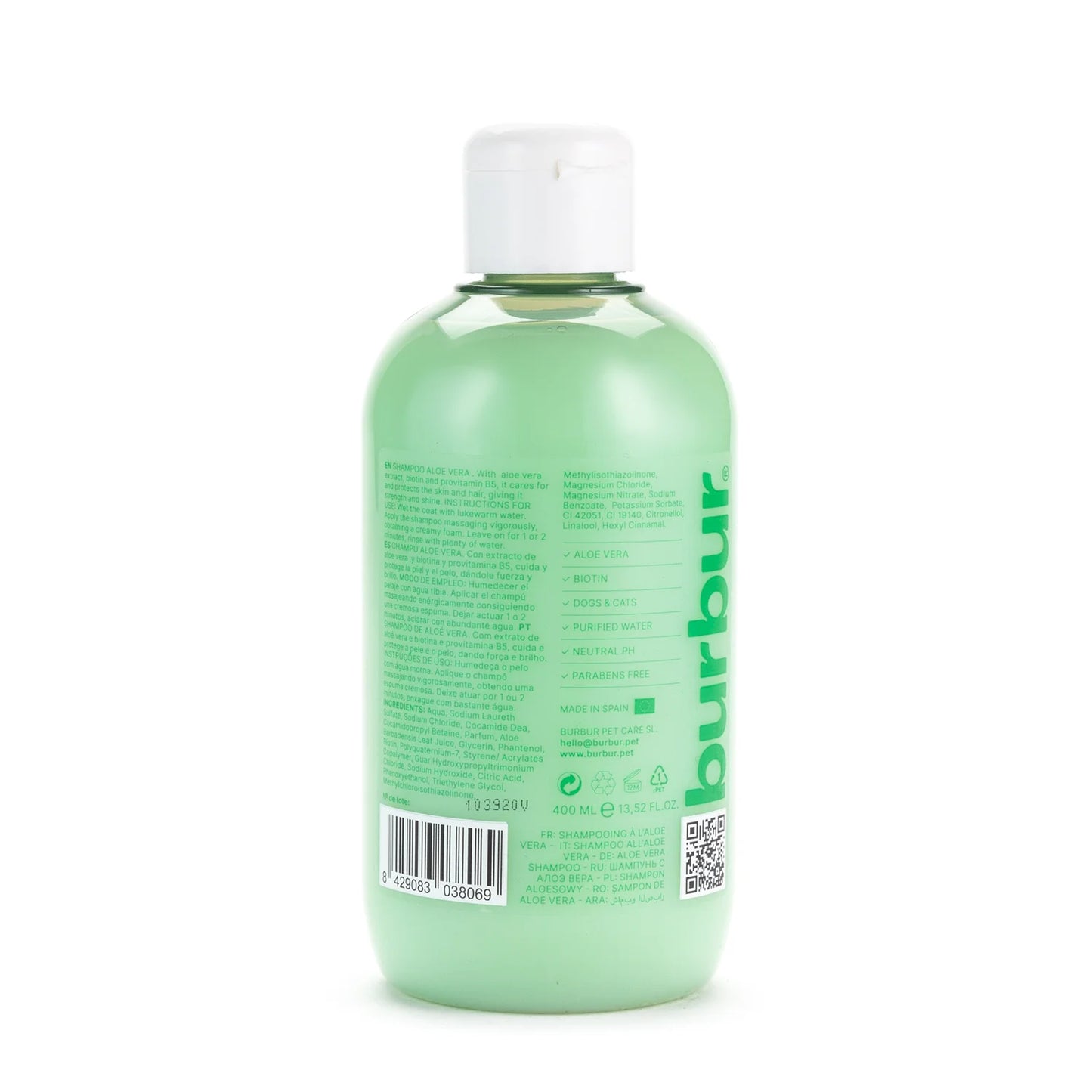 Burbur Shampoo Aloe Vera - 400ml