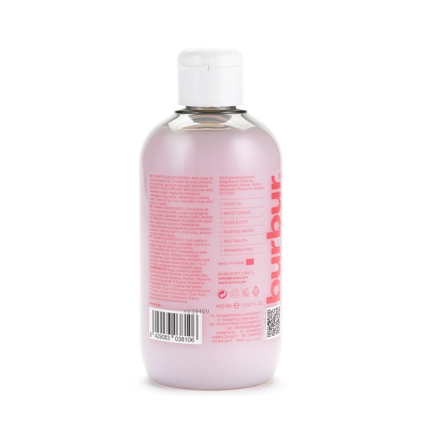 Burbur Shampoo Moisturizing - 400ml