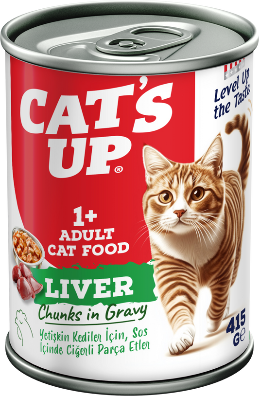 Cat's Up Adult Wet Food Liver - 415 g
