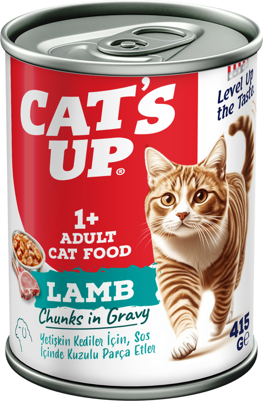 Cat's Up Adult Wet Food Lamb & Rice - 415 g