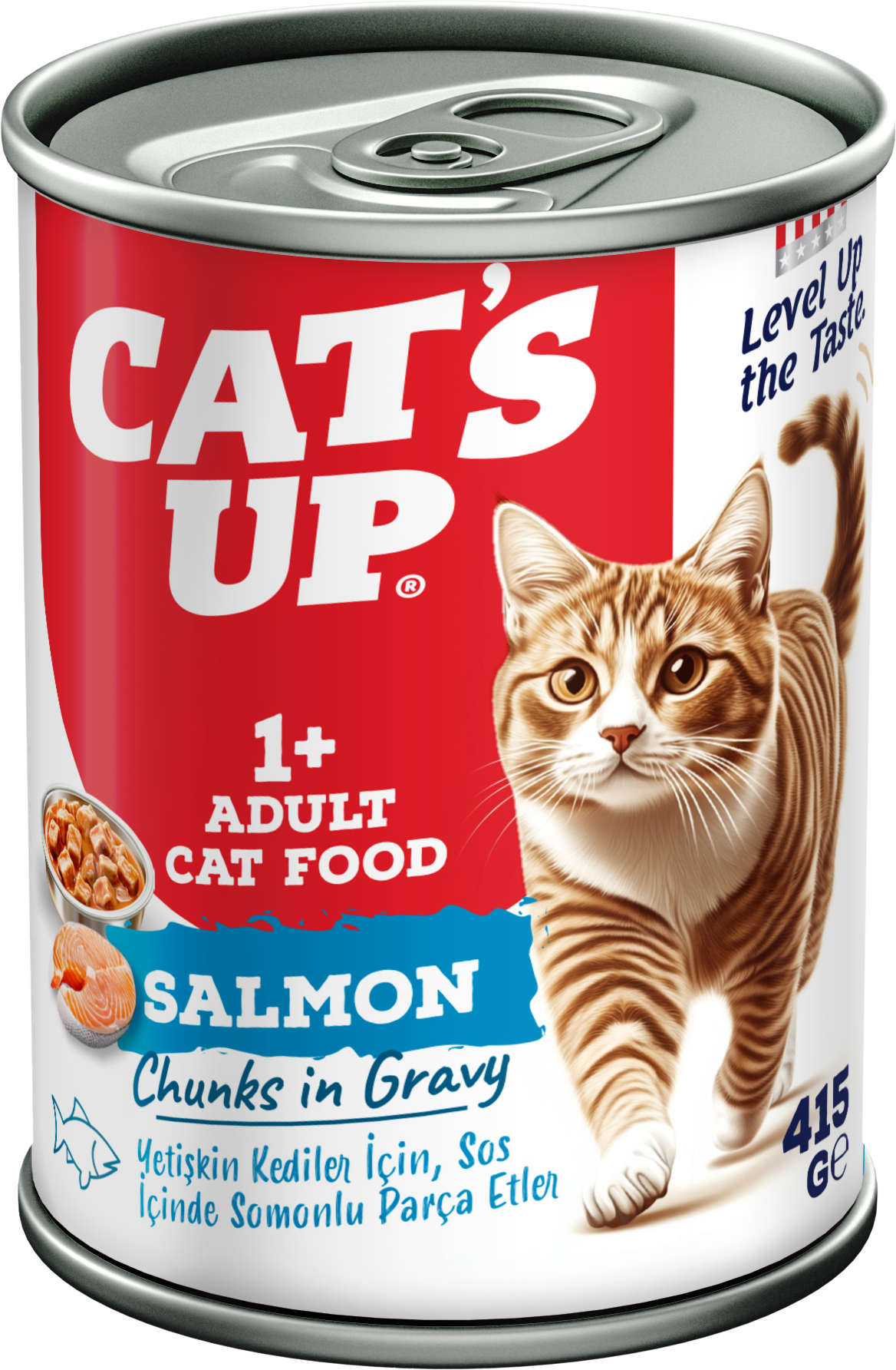 Cat's Up Adult Wet Food Salmon - 415 g