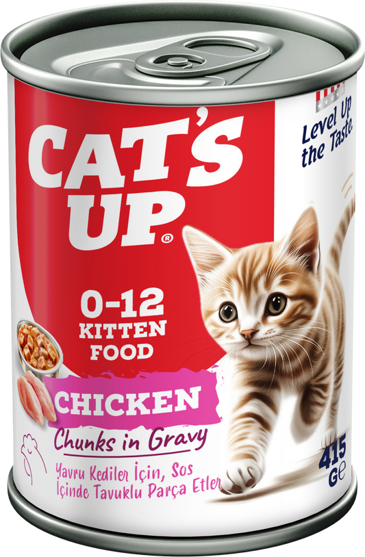 Cat's Up Kittens Wet Food Chicken - 415 g