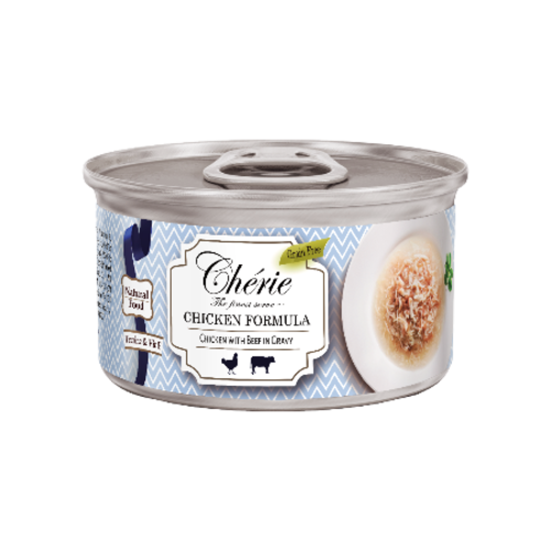 Cherie Chicken with Beef in Gravy - 80g