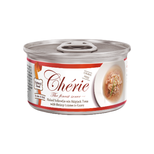 Cherie Tuna with Shrimp in Gravy - 80g