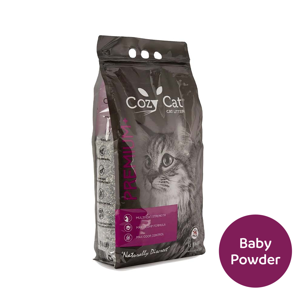 CozyCat Premium Plus 10L - Baby Powder