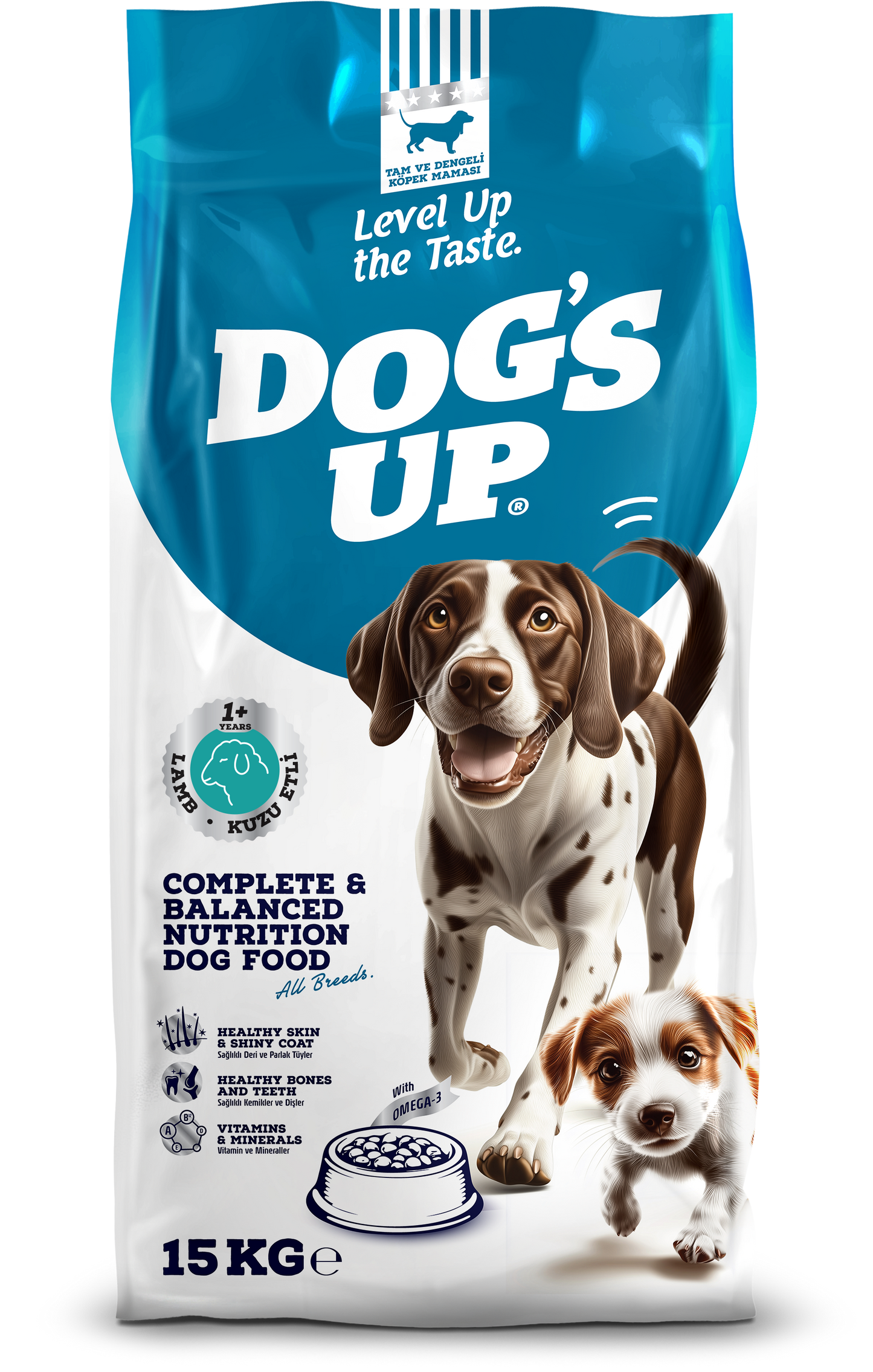 Dog's Up Adult Dry Food Lamb & Rice - 15 kg