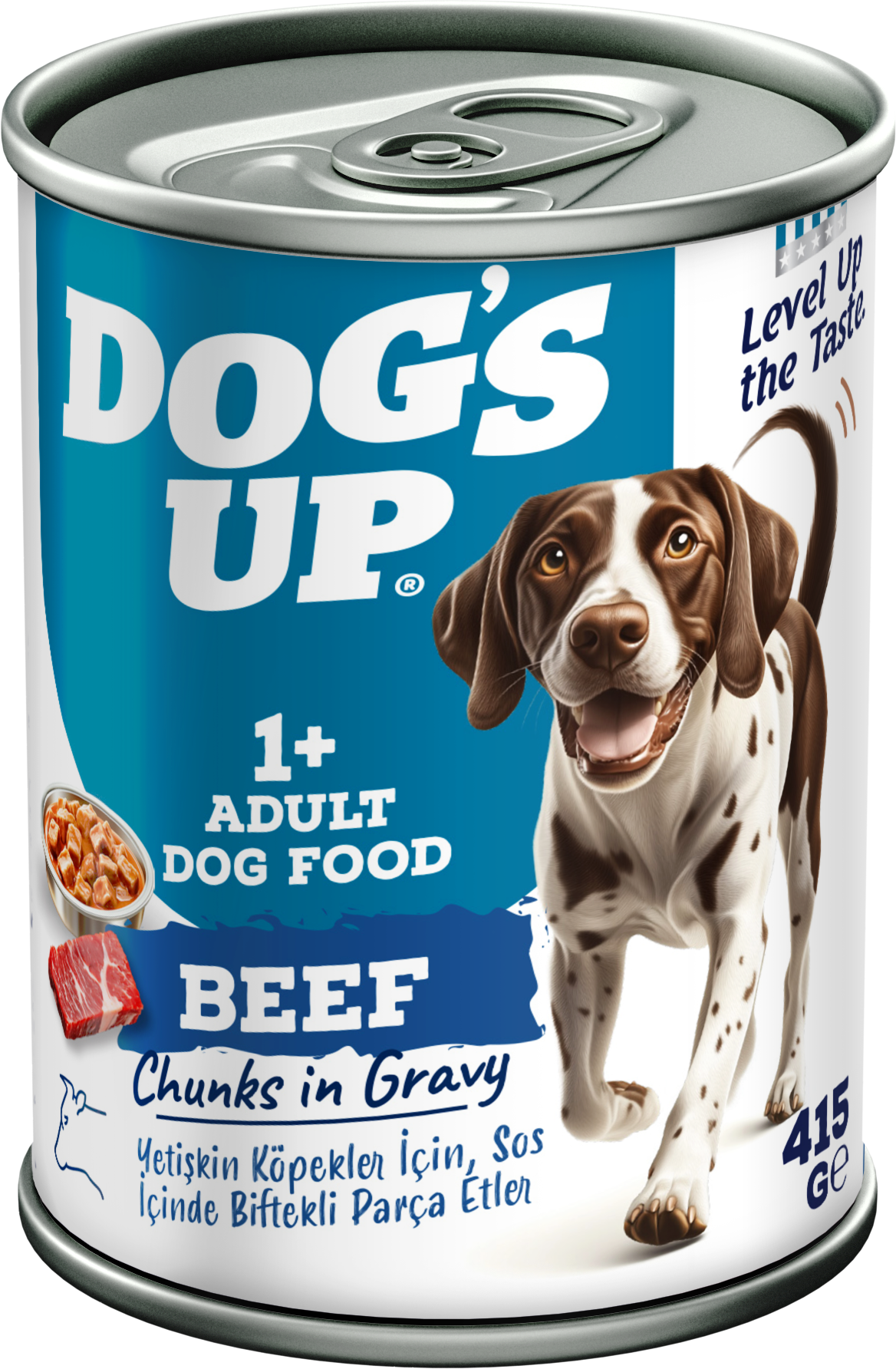 Dog's Up Adult Wet Food Beef - 415 g