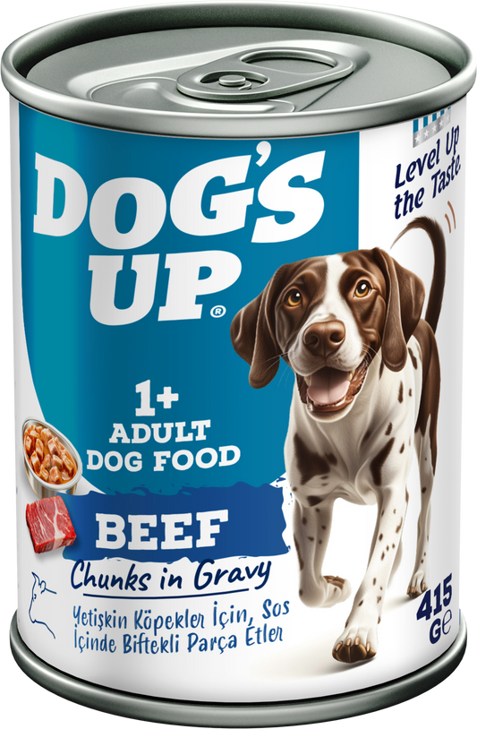 Dog's Up Adult Wet Food Beef - 415 g