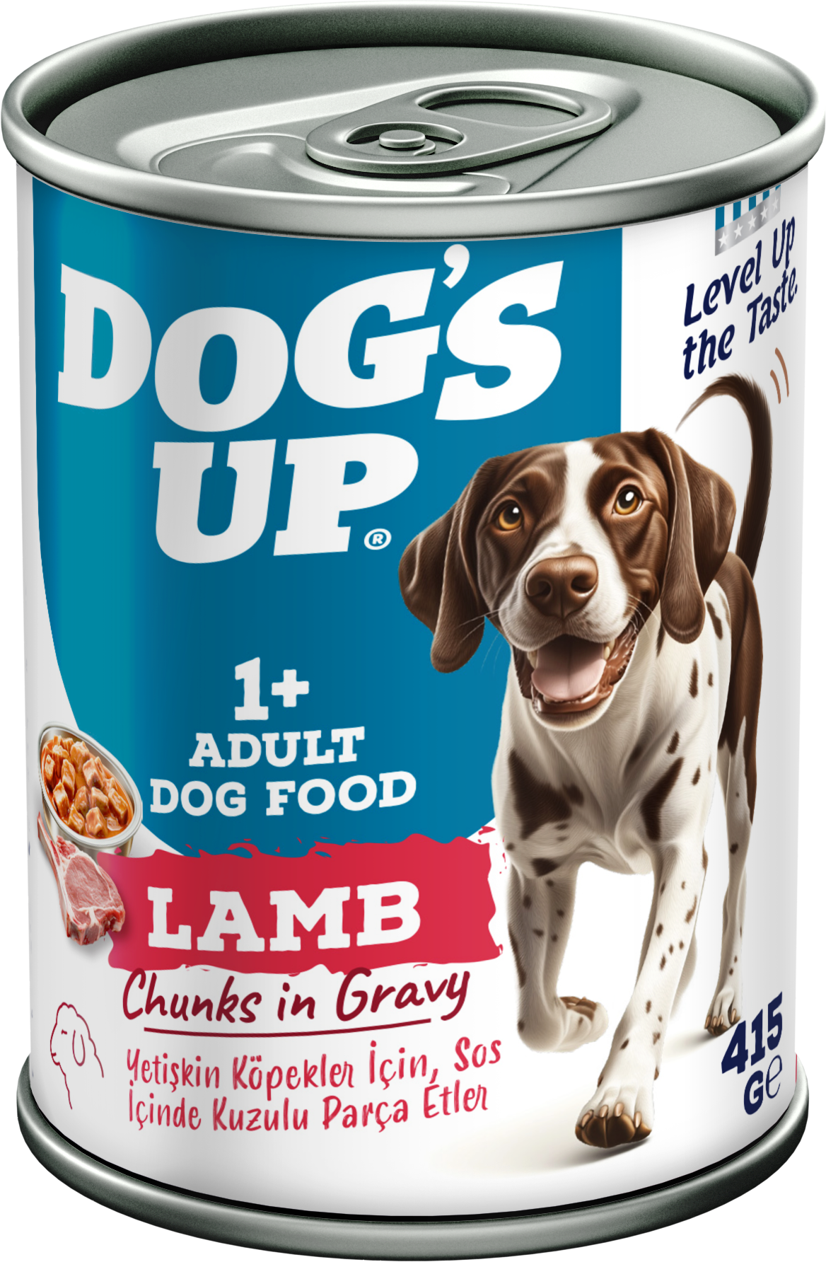 Dog's Up Adult Wet Food Lamb & Rice - 415 g