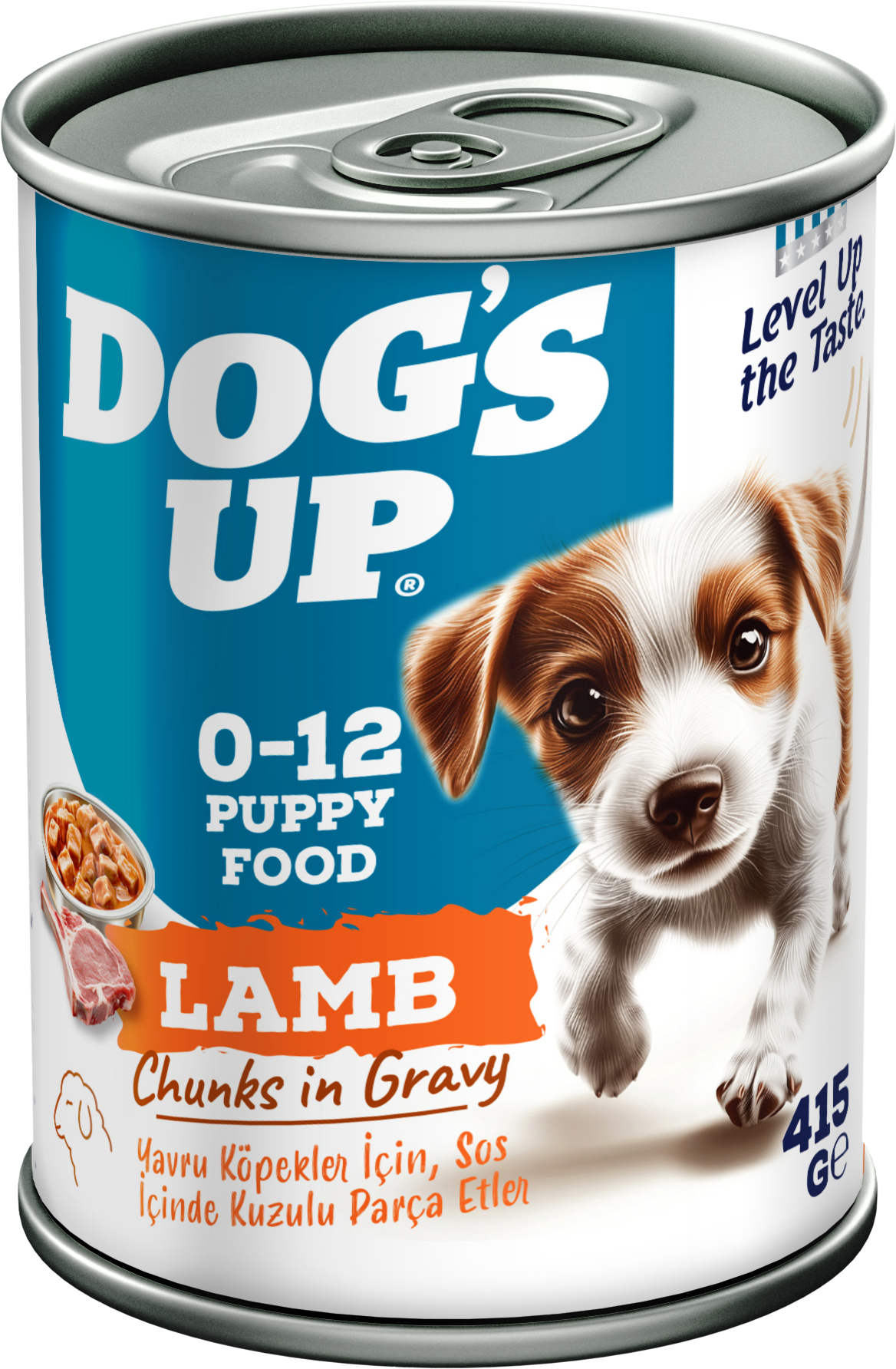 Dog's Up Puppy Wet Food Lamb & Rice - 415 g