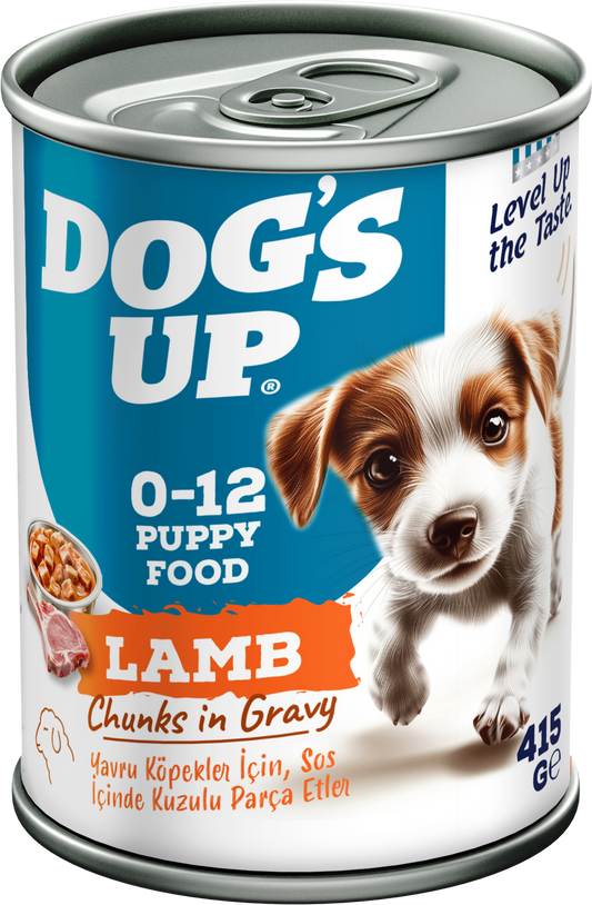 Dog's Up Puppy Wet Food Lamb & Rice - 415 g
