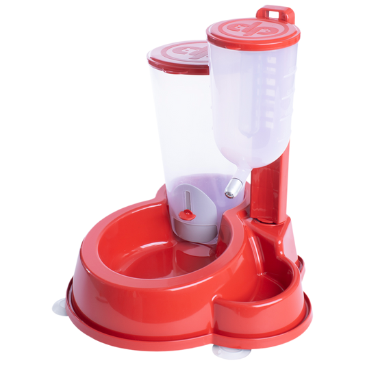 Durapets Automatic Pet Feeder Deluxe - Red