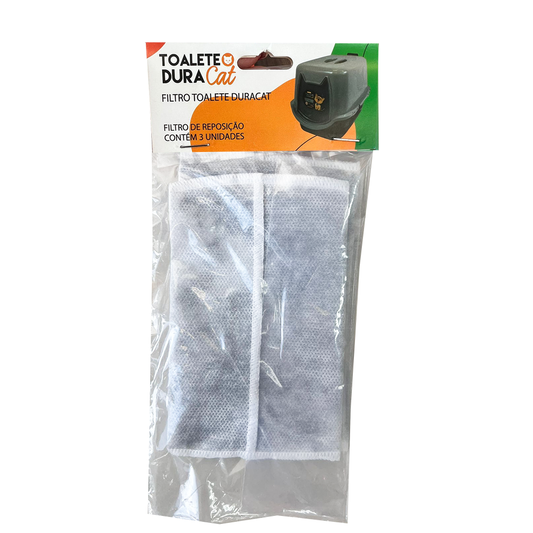 Durapets Cat Closed Litter Box Filters - 3 pieces