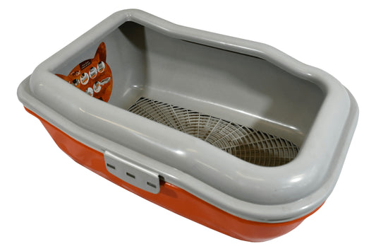 Durapets Cat Hygienic Litter Tray - Orange