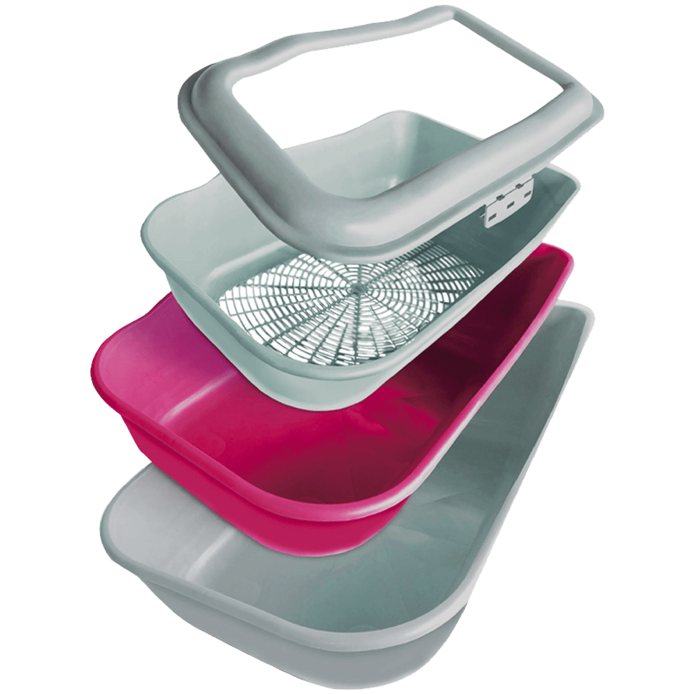 Durapets Cat Hygienic Litter Tray - Pink