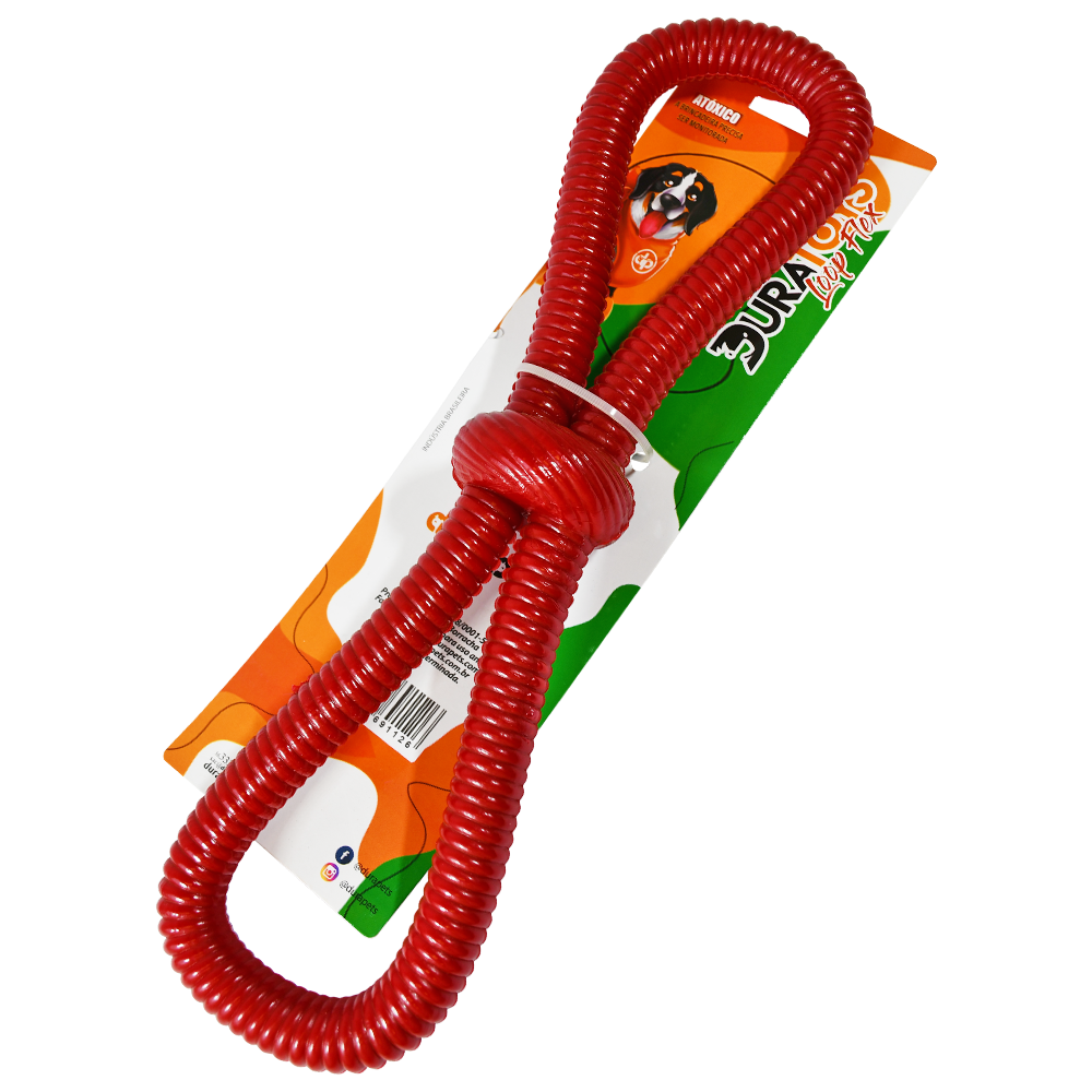 Durapets Dog Loop Flex Tug Toy - One Size