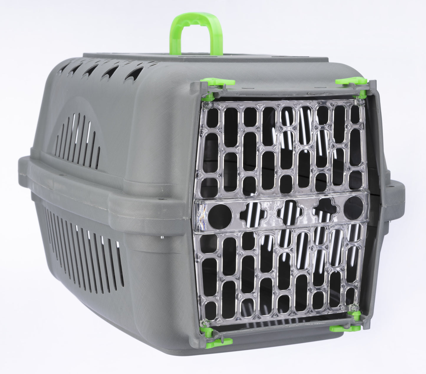 Durapets Transport Cage Falcon 3 - Plastic Door - Power Green