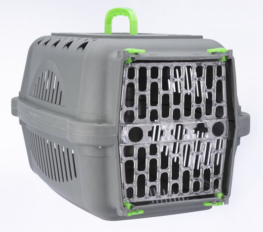 Durapets Transport Cage Falcon 3 - Plastic Door - Power Green