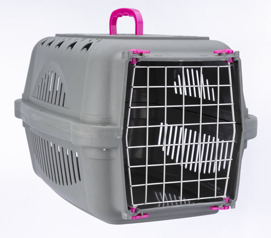 Durapets Transport Cage Falcon 3 - Steel Door - Elegance Pink