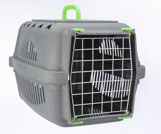 Durapets Transport Cage Falcon 2 - Steel Door - Power Green