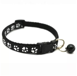Funny Paws Cat Collar with Paws - Black