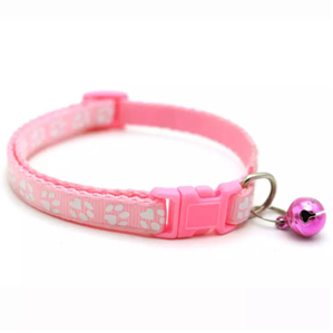 Funny Paws Cat Collar with Paws - Pink