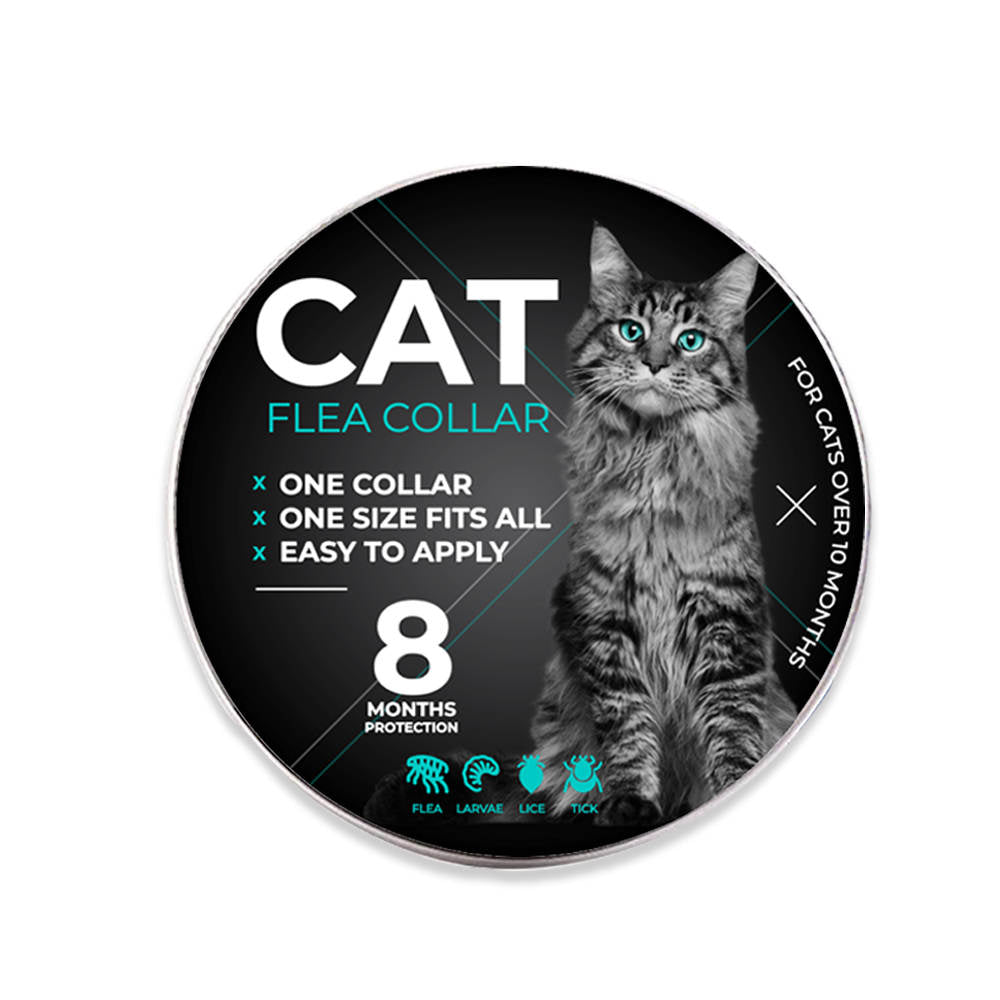 Funny Paws Cat Flea & Tick  Collar - One Size Fits All