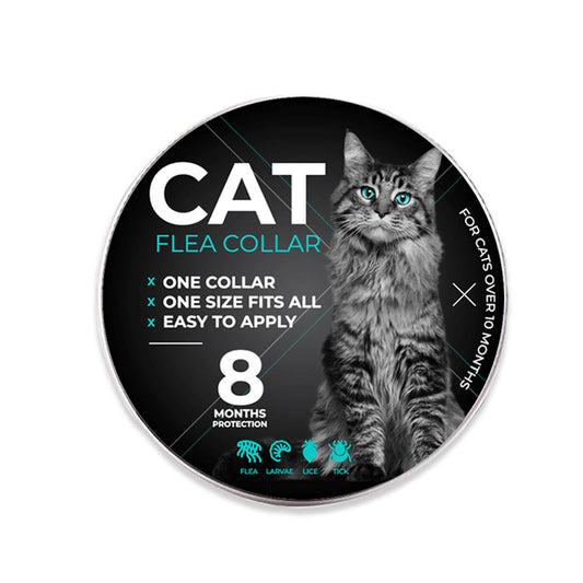 Funny Paws Cat Flea & Tick  Collar - One Size Fits All