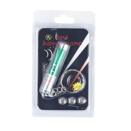 Funny Paws Cat Laser Toy - Green