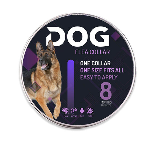 Funny Paws Dog Flea & Tick Collar - One Size Fits All