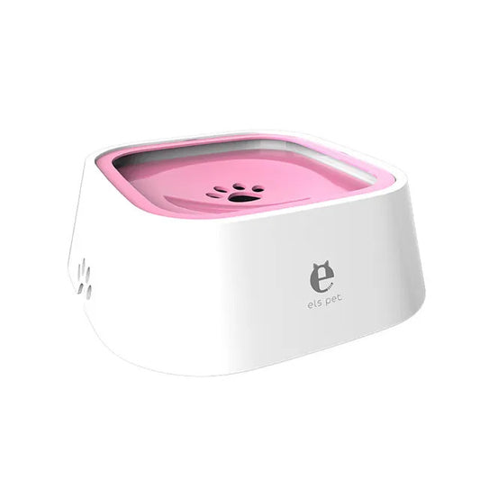 Funny Paws ELS Pet Anti-Spill Drinking Bowl - 1 L - Pink