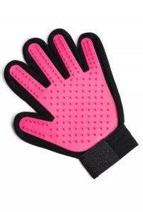 Funny Paws Pet Grooming Glove - Pink - Right