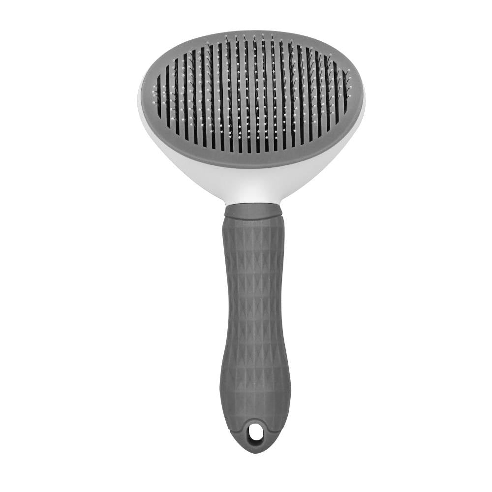 Funny Paws Self-Cleaning Brush - Large - Grey