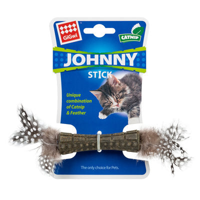 GiGwi Cat Toy Compressed Catnip w/ Feathers