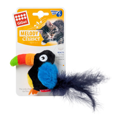 GiGwi Cat Toy Toucan w/ Sound Chip