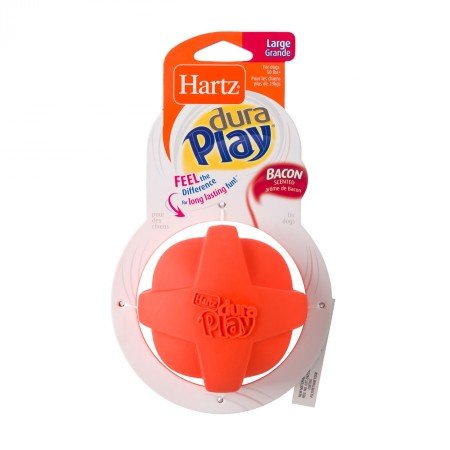 Hartz Dura Play Dog Toy Ball - Large - Assorted Colors